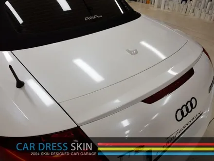 왕 펄 랩핑 Avery 다이아몬드 화이트 전체랩핑 X Audi TTS / 인천 서구