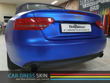 Audi A5 카브리올레 Avery 무광블루크롬 전체 래핑 / 인천 서구