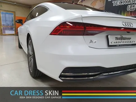 신형 Audi A7 무광,반무광 화이트 전체래핑 / 인천 서구