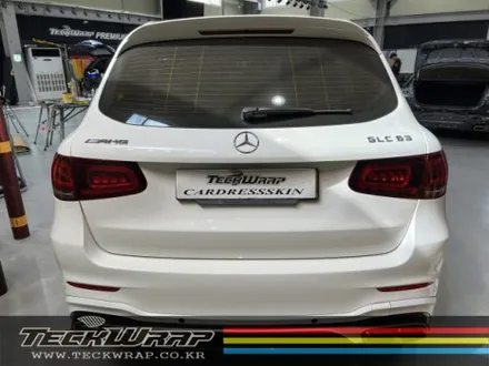 벤츠 GLC63AMG \'BRABUS\' 썬플라워옐로우 전체랩핑 + 크롬딜리트 인천랩핑 카드레스스킨 / 인천 서구