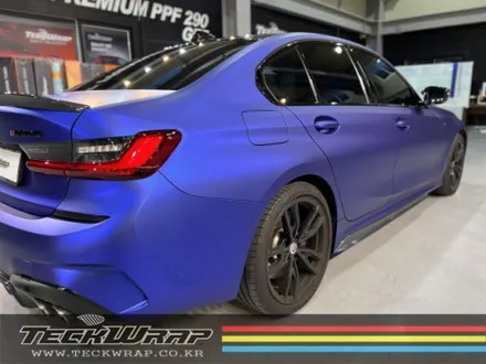 미국 정품 택랩 무광블루크롬 BMW M340i 무광블루크롬랩핑 / 인천 서구