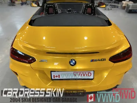 BMW Z4 \'캔디옐로우\' 골든옐로우 랩핑 택랩[TeckWrap] Z4랩핑 / 인천 서구 가좌동