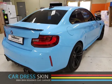 BMW M2 스머프 색 만들기 3M 스카이블루 전체랩핑 / 인천 서구