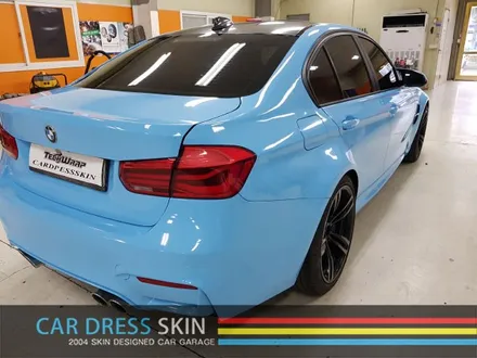 인천 자동차랩핑 BMW M3 스카이블루 3M 래핑 / 인천 서구