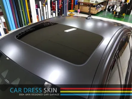 BMW G30 5시리즈 화이트▶사틴블랙 + 실버 포인트 랩핑 / 인천 서구