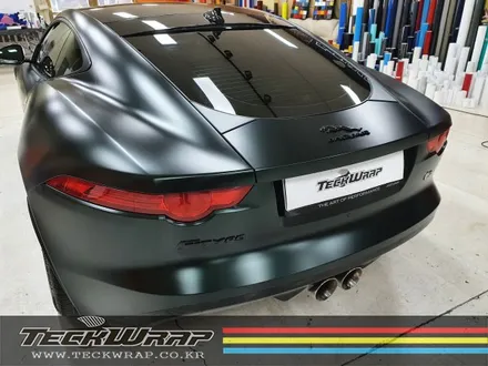 재규어 F타입 무광그린 래핑 X Teckwrap 블랙실크그린 / 인천 서구