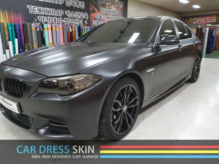 BMW F10 520d 사틴블랙(반무광블랙) 자동차랩핑 / 인천 서구