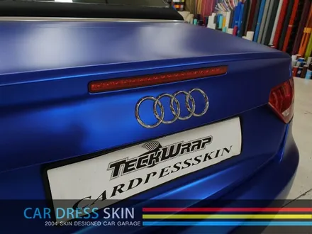 Audi A5 카브리올레 Avery 무광블루크롬 전체 래핑 / 인천 서구