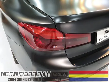 BMW G30 사틴블랙 랩핑 + 라이트필름 인천 자동차래핑 / 인천 서구