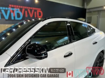 BMW X6(G06) 무광화이트 \'사틴화이트\' 크롬딜리트 전체랩핑 + 라이트필름 / 인천 서구 가좌동