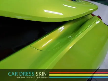 BMW i8 캔디옐로우형광 카스킨 X 카드레스스킨 / 인천 서구