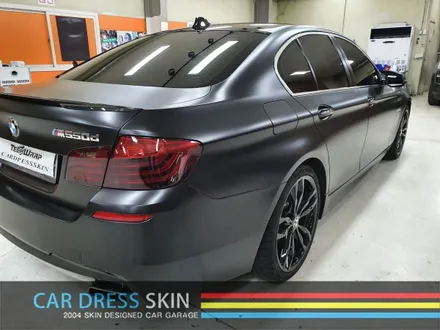 BMW F10 520d 사틴블랙(반무광블랙) 자동차랩핑 / 인천 서구