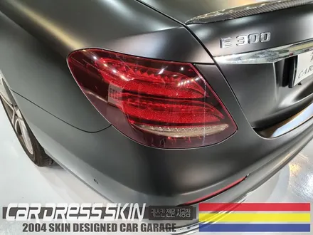 벤츠 E300 실버▶사틴블랙(반무광블랙) 인천 전체카스킨 / 인천 서구