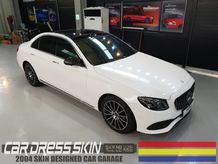 [인천자동차랩핑]벤츠 E300 다이아몬드화이트 전체래핑 / 인천 서구