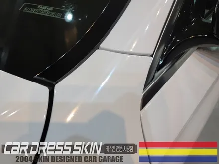 벤츠 E300 유광화이트 순정 느낌의 자동차랩핑 / 인천 서구