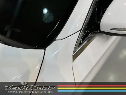 더욱 도장 같은 광택도의 하이그로시 화이트 벤츠 S560 랩핑 / 인천 서구