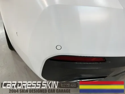 무광화이트/반무광화이트 BMW 530i 사틴화이트 래핑 / 인천 서구