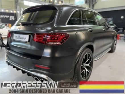 인천 벤츠 랩핑 GLC43AMG 무광(사틴)블랙 전체랩핑 / 인천 서구