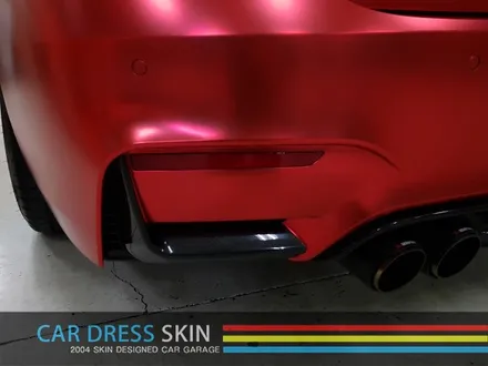 BMW M4 튜닝 무광레드크롬 인천래핑 (택랩) / 인천 서구
