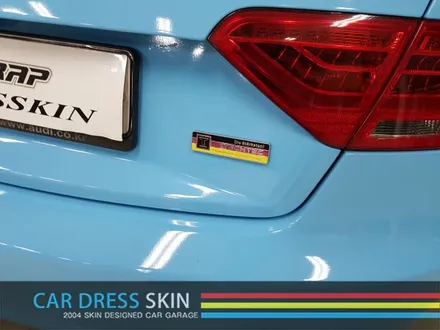 3M 스카이블루 래핑 아우디 RS5 스머프 색 전체랩핑 / 인천 서구