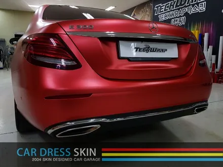 TeckWrap(택랩) 무광레드크롬 자동차래핑 X 벤츠 E클래스 / 인천 서구