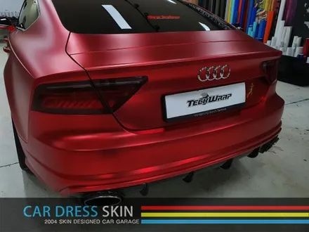 택랩 무광레드크롬 Audi A7 자동차 래핑 무광랩핑 크롬랩핑 / 인천 서구