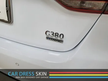 제네시스 G380 실버▶순정 화이트 자동차 래핑 / 인천 서구