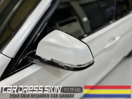 고급스러운 화이트펄 BMW 320d 전체카스킨 / 인천 서구