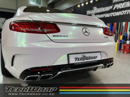 벤츠 S63AMG 오로라화이트(핑크카멜레온) 인천 벤츠랩핑 / 인천 서구