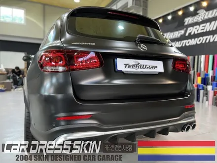 인천 벤츠 랩핑 GLC43AMG 무광(사틴)블랙 전체랩핑 / 인천 서구