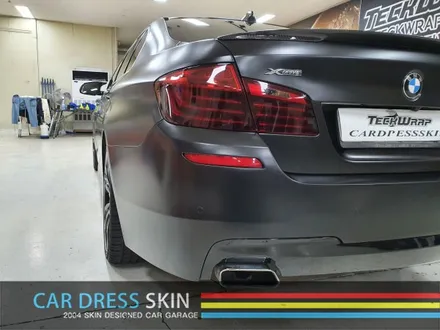 BMW F10 520d 사틴블랙(반무광블랙) 자동차랩핑 / 인천 서구