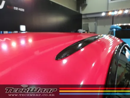 BMW M4 컨버터블 캔디핑크 핑크+레드의 화려한 조합 랩핑 / 인천 서구