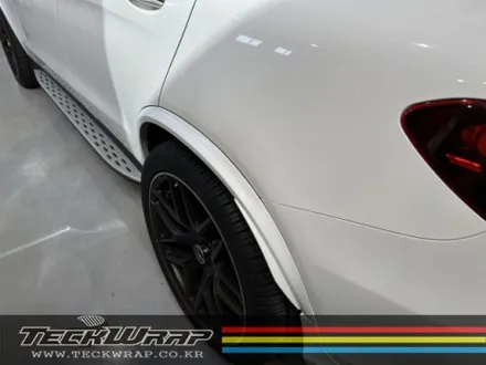 벤츠 GLC63AMG \'BRABUS\' 썬플라워옐로우 전체랩핑 + 크롬딜리트 인천랩핑 카드레스스킨 / 인천 서구