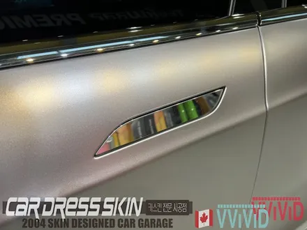 테슬라S P100D 튜닝/랩핑 \'무광건스모그그레이\' 무광크롬 전체랩핑 TeckWrap 택랩랩핑 / 인천 서구 가좌동