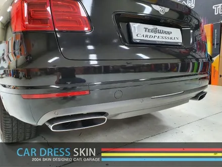 가장 빠른 SUV 벤틀리 벤테이가 사틴블랙+유광블랙 투톤 전체랩핑 / 인천 서구