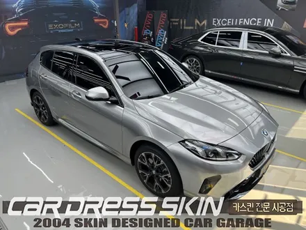 [인천랩핑]순정색상이 지겨워졌다면?BMW 120 하이그로시 \'고광택GT실버\' 전체랩핑 / 인천 서구 가좌동