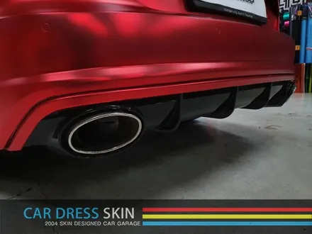 택랩 무광레드크롬 Audi A7 자동차 래핑 무광랩핑 크롬랩핑 / 인천 서구