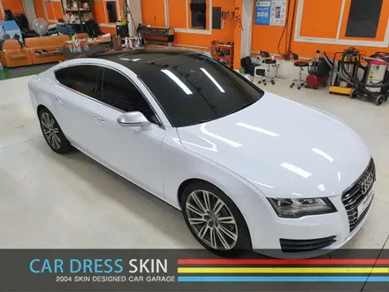 [인천자동차랩핑] Audi A7 유광화이트 전체랩핑 / 인천 서구