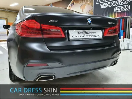 BMW 520d (G30) 사틴블랙 전체랩핑 / 인천 서구