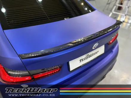 미국 정품 택랩 무광블루크롬 BMW M340i 무광블루크롬랩핑 / 인천 서구