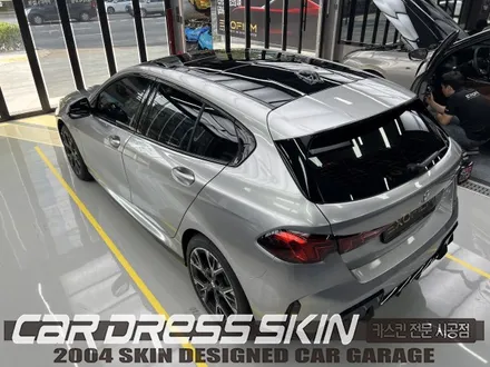 [인천랩핑]순정색상이 지겨워졌다면?BMW 120 하이그로시 \'고광택GT실버\' 전체랩핑 / 인천 서구 가좌동