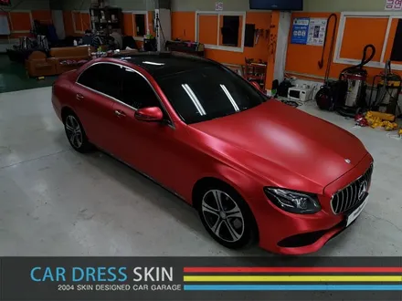 TeckWrap(택랩) 무광레드크롬 자동차래핑 X 벤츠 E클래스 / 인천 서구