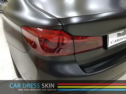 BMW G30 5시리즈 화이트▶사틴블랙 + 실버 포인트 랩핑 / 인천 서구