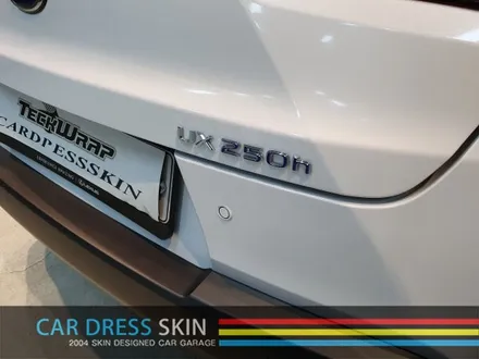 렉서스의 SUV UX250h 극강의 왕펄랩핑 다이아몬드화이트 전체카스킨 / 인천 서구