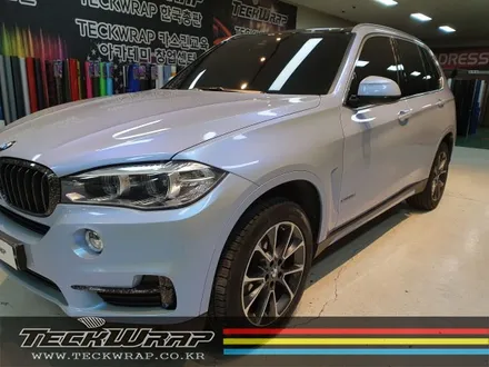 신형 BMW X5 고광택 블루카멜레온 전체랩핑 택랩(애저마야블루) + 포지드카본 포인트랩핑 / 인천 서구