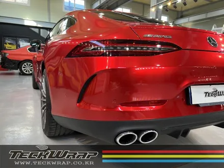 벤츠 AMG GT43 하이그로시 캔디레드크롬 랩핑 / 인천 서구