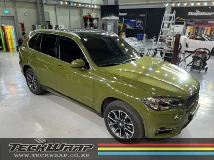 하이그로시 밀리터리 \'카키그린\' BMW X5 전체랩핑 / 인천 서구