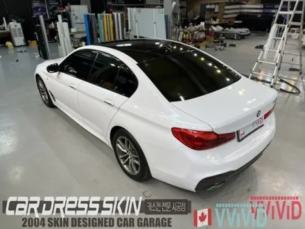 인천 BMW 랩핑 G30 5시리즈 화이트 전체랩핑 / 인천 서구 가좌동