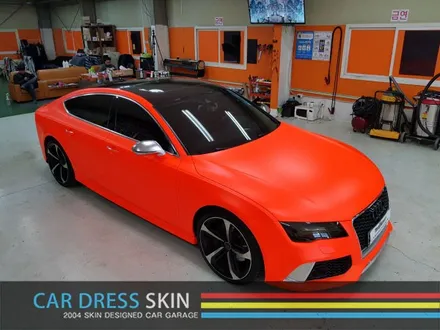 Audi A7(RS7.룩) 3M의 형광 컬러! 사틴네온오렌지 인천카스킨 / 인천 서구