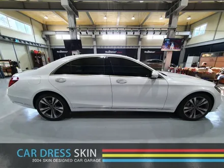 인천랩핑 극강의 다이아몬펄 벤츠 S400d 에이버리슈프림 다이아몬드 화이트 전체랩핑 / 인천 서구